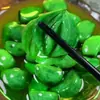Especialidad de Shandong: 250g de ajo Laba, ajo verde, deliciosamente envasado en frascos y bolsas, un sabor de grado comercial, encurtido y refrescante, agridulce