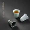 Taza en forma de flor de celadón de Longquan cerámica Gongfu juego de té taza de anfitrión taza individual para el hogar personal taza para degustación de té degustación de aroma taza de té