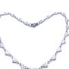 Collar de hilo con forma de corazón de melocotón, colgante de amor de estilo extranjero, suministro de joyería, tobillera, joyería al por mayor