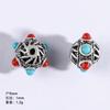 Accesorios Yiwu material diy accesorios de plata antigua estilo Nepal cuentas cuentas de Buda collar pulsera Xizang