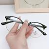 H6615 nuevo marco ovalado personalizado marco de cejas para negocios marco simple para gafas de luz anti-azul se puede equipar con marco para gafas de miopía