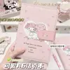 Judy Coelho e Hello Kitty Coleção de Cadernos de Folhas Soltas A6 Zootopia Porta-Cartão Magnético Couro Fofo Desenho de Linha Cachorrinho