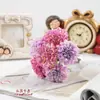 Promoção Especial de Liquidação: 6 Margaridas Mini Feitas à Mão, Crisântemos Bola, Flores Artificiais, Flores Falsas, Materiais para Decoração de Casa