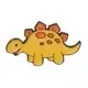 Broche Fóssil de Dinossauro Design Nicho Distintivo Comemorativo de Museu Pinos Acessórios Decoração de Mochila Escolar Medalha de Metal