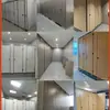 Paneles Divisorios para Baños Públicos, Paneles Divisorios para Inodoros, Paneles de PVC Impermeables Antibacterianos para Duchas, Paneles de Panal de Aluminio para Escuelas