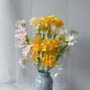 Flores Artificiales, Decoraciones de Flores Artificiales, 8 Flores Pequeñas de Campanilla, Flores Artificiales para Bodas al por Mayor Transfronterizas, Flores Artificiales, Flores de Campanilla Decorativas, Flores de Seda