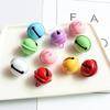 22mm Cor Pintura Sino Pequeno Candy Cor DIY Bell Pet Collar Acessórios Saco Chaveiro Acessórios