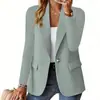 Artículo de Amazon 2026 Más Vendido en Lista de Deseos: Blazer Cardigan de Manga Larga de Color Sólido para Otoño para Mujer