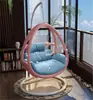 Silla colgante para persona perezosa de balcón Luz solar Pin Cuna interior Silla colgante Persona perezosa Hogar Dormitorio Silla de mimbre Nido de pájaro famoso en Internet