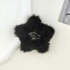 Presilha de cabelo de pelúcia estrela de cinco pontas prendedor de cabelo traseiro grampo de cabelo quebrado grampo de cabelo ins clipe lateral acessórios de cabelo outono e inverno grampo de cabelo fofo