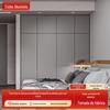 Foshan Móveis de alumínio personalizado quarto de casa multifuncional Armazenamento integrado liga de alumínio roupeiro fonte fábrica