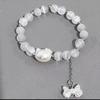 Pulsera de cuentas hecha a mano con diseño de mariposas de Hello Kitty de Kt Cat, regalo de cumpleaños para niñas.
