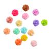Accesorios de resina de rosas de colores simulados, pegamento en crema, horquilla para el cabello hecha a mano, material de parche de joyería