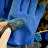 Luvas de Trabalho para Processamento de Defeito de Segunda Linha com Vinco de Dez Fios, Resistentes a Vinco de Látex, Processamento de Fábrica, Mercadorias Finais