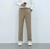 Pantalones Casuales de Moda para Hombre con Diseño Semi-Elástico, Caída Ligeramente Holgada, Rectos, Resistentes a las Arrugas, Ajustados