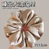 Almofada de Dormir Elástico de Cabelo para Mulheres, Scrunchie Grande de Cetim de Alta Qualidade, Preenchido com Algodão, Não Danifica o Cabelo, Corda de Cabelo Acessório de Cabelo