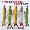 Tienda de aparejos de pesca pez multi-sección Luya señuelo 13.5cm/19g señuelo duro señuelo falso biónico fábrica de aparejos de pesca suministro directo