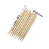 Kit de herramientas para manicura de uñas postizas calcomanías de gel lima de uñas de doble cara palito removedor algodón de limpieza accesorios para uñas de gel