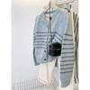 Cárdigan de Punto Rayado Multicolor Diseño Retro Japonés para Mujer Otoño e Invierno Elegante Casual Petite Chaqueta Suéter