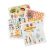Paño de limpieza desechable impreso transfronterizo, antibacteriano, desgarrable a mano, absorbente, desengrasante, sin pelusa, doble uso para húmedo y seco, toalla para lavar platos de cocina