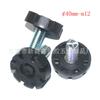 Pé Ajustável para Instrumentos 40mm-m12 Pé Ajustável de Plástico para Geladeira Pé Ajustável para Equipamentos Mecânicos Tapete para Pé de Eletrodomésticos