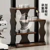 Soporte para Tazas de Café Estante de Almacenamiento de Escritorio Mesa de Comedor Organizador de Vasos de Agua Estante Pequeño de Múltiples Niveles para Tazas Aparador para Tazas de Té en Casa