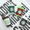 Llavero Colgante Taza de Té con Leche de Starbucks Figura de Taza 3D de Starbucks Caja Sorpresa Taza Pequeña de Té con Leche