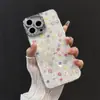 Pulseira Flor Colorida Adequada para Capa de Celular Apple 17promax iphone15 Verão Fresco 16 Capa Protetora
