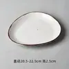 Yi Jia Platos de Mesa Japoneses Personalizados de 8 Pulgadas Plato de Cena Occidental Plato de Cerámica Creativo Plato para el Hogar Plato para Bistec Redondo Plato de Cena