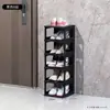 Zapatero simple desmontable de múltiples capas para entrada de casa, zapatero estrecho para pasillo, zapatero para dormitorio, zapatero para vivienda de alquiler