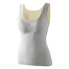 Jingxiu Otoño e Invierno Polar de Doble Cara Sujetador de Una Pieza Chaleco Cálido Nuevo para Mujer Ropa Interior Térmica Sin Costuras con Almohadilla en el Pecho