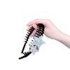 Diadema de estrella de cinco puntas, flequillo roto, horquilla de temperamento dulce, diadema con flocado de diamantes de imitación, accesorios para el cabello para lavarse la cara, clip de joyería