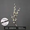 Flor de ciruelo única flor de ciruelo de cera rojo falso flor de ciruelo artificial flor de seda flor artificial flor de cerezo ramas secas decoración de árbol grande flor de ciruelo