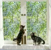 Película Electroestática para Vidrio al por Mayor Hoja Verde Creciente Pegatina de Ventana Láser Colorida Protector Solar Esmerilado Aislamiento Térmico Protección Solar Pegatina para Ventana