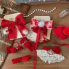 Set de Horquillas Koreanas Pom.Kr Red Velvet Año Nuevo Navidad Accesorios para el Cabello de Niños Pinza para Flequillo Lateral