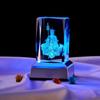 Bodhisattva Dizang 3d 3d láser tallado interior cubo de cristal decoración de pasillo artesanías adornos para el hogar