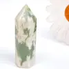 Cristal de pedra natural transfronteiriço cristal coluna cristalina coluna única de seis lados ágata decorações para casa pedra de energia pingente atacado