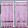 Cortina de Puerta Anti-Mosquitos Sin Taladro, Cortina de Gasa de Tela, Media Cortina de Encaje para Dormitorio, Cortina Divisoria, Cortina de Privacidad, Cortina Colgante para el Hogar para Todas las Estaciones, Producto Nuevo