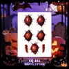 Pegatinas de tatuaje de Halloween con múltiples diseños al por mayor: calabaza, fantasma, araña, calavera, varias cicatrices sangrientas, heridas falsas