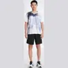Uniformes de bádminton personalizados de alta venta en comercio exterior transfronterizo, ropa de competición de secado rápido y resistente al desgaste para hombres y mujeres, uniformes de bádminton para entrenamiento y competición