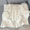 (Verano Nuevo Estilo 36) Conjunto de Algodón Nube Qiaoke Meng Hombros Descubiertos H32863 # M-XXL