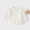 Camiseta de Manga Larga para Niña Primavera y Otoño 2026 Nuevo Estiloso Top Infantil Ropa de Princesa para Bebé Camiseta Básica de Primavera