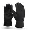 Guantes Térmicos de Ciclismo de Invierno para Hombre, Deportivos al Aire Libre, Cortavientos, Impermeables, Antideslizantes, Forrados de Lana, Guantes con Pantalla Táctil para Vehículos Eléctricos
