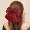 Temperamento Pinza para el Cabello con Lazo Grande Accesorios para el Cabello Rojo Clip Popular 2024 Nuevo Estilo Pinza para el Cabello con Flor Clip Superior Tocado