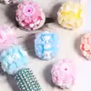 Novo Laço de Rosa Vestível Furo Reto DIY Contas Soltas Corrente para Celular Chaveiro Corrente de Bolsa Acessórios de Joias
