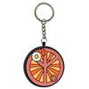 Accesorios de llavero de amor apasionado transfronterizo y paz DIY para bolsa adornos de bolsa nicho PVC caucho blando llavero en stock