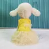 Moda Nuevos Suministros de Ropa para Mascotas Chifón Princesa Talla Perro Gato Falda Teddy Pomerania Vip Primavera y Verano