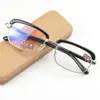 Gafas de lectura Baida película de vidrio para cejas gafas de lectura gafas de lectura con montura de metal vintage venta al por mayor