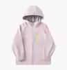 Ropa Infantil de Primavera y Otoño Chaqueta Softshell con Capucha Elástica a Prueba de Agua y Viento Cárdigan para Exteriores Traje de Montañismo Chaqueta Infantil En Stock Venta al por Mayor