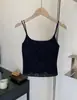 Camisola de encaje estilo francés para mujer con hermoso diseño en la espalda, sin costuras y transpirable, con copas, adecuada para primavera y verano